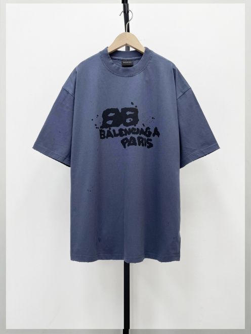 バレンシアガ半袖Tシャツ偽物コットン製軽いファッション柔らかい