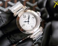 カルティエ腕時計激安通販人気物ビジネスファッションプレゼントベルトホワイトキラキラ