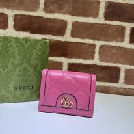GGマトラッセ カードケース ウォレット グッチ 財布 コピー 723786 ピンク