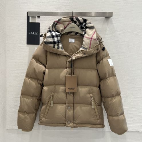 2023ファッション!バーバリー ダウン ｎ級品評判いい BURBERRYジャケット 2色 ブラック/ブラウン