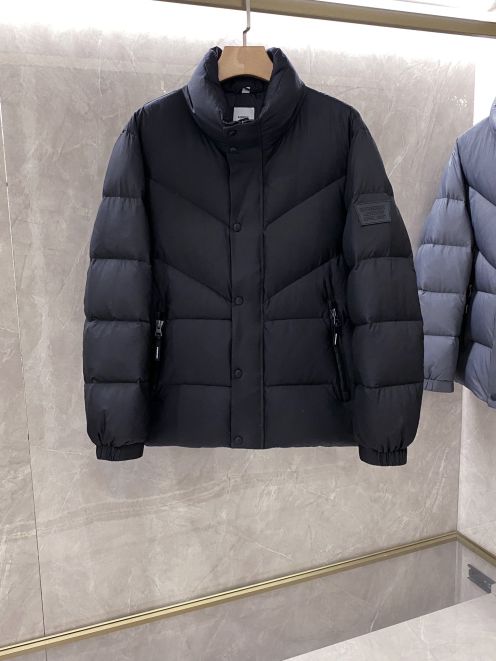 BURBERRYバーバリー ダウン激安通販 暖かさ偽物 品質保証安い 2色 ブラック