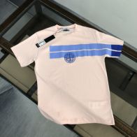 綺麗新品ストーンアイランド ロン t偽物 半袖Ｔシャツ高級品! 100％綿  ピンク