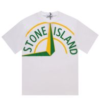 STONE ISLANDストーンアイランドｔシャツ偽物 半袖Tシャツ シンプル 100％綿 ホワイト