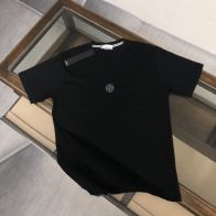 ストーンアイランド tシャツ メンズ ｎ級品 純綿 半袖  ブラック