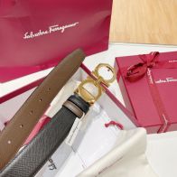 フェラガモFERRAGAMOスーパーコピーベルトブラックレザーファッションサイズ調整可能カジュアル