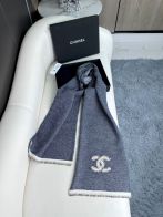 CHANEL2023新品 chanel スカーフ 真贋コピー 暖かい 大判 通勤 旅行 レディース 冷え対策 グレイ