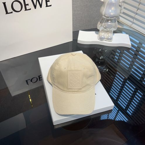 ロエベLOEWEスーパーコピーキャップコールテンベージュ高級カッコイイファッション