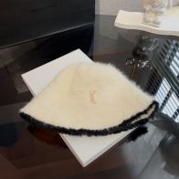 サンローラン2024新作スーパーコピーニット帽ウールブラック高級ファッション可愛い