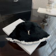 サンローランSAINTLAURENTスーパーコピーニット帽コットンブラック高級ファッション可愛い