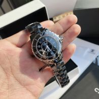 CHANEL 上品な腕時計ｎ級品 優雅 レディース専用 薄いワッチ プレゼント レザー シンプル ブラック