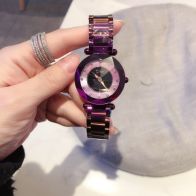 腕時計コレクション偽物 時計 大人魅力アップ 薄いワッチ プレゼント 防水 ステンレス パープル