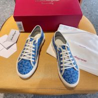 FERRAGAMOガンチーニ ローファー レディーススーパーコピー 春夏シューズ ファッション 日常 カラフル ブルー