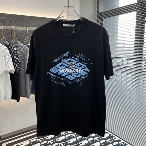 ジバンシィGIVENCHY限定コピー半袖Tシャツコットンブラック柔らかいふわふわ花柄ファッション