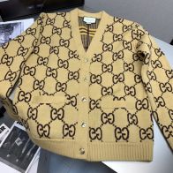 グッチアウターｎ級品 GUCCI 柔らかい セーターアウター 厚い ファッション 男女兼用 温かい イエロー