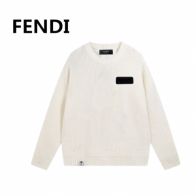 FENDIフェンディ スウェット レディース激安通販 ゆったり長袖セーター 純綿 シンプル 暖かい ホワイト