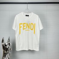 tシャツ フェンディ偽物短袖シャツ  シンプル 柔らかい 快適 通気性いい ホワイト