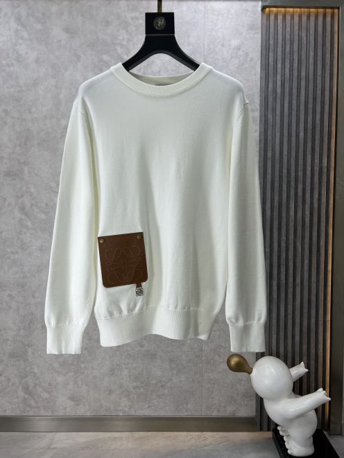 秋冬新品‼ロエベ アリエク激安通販 暖かい 純綿 長袖シャツ ファッション 激安 ホワイト