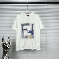 フェンディn級品スーパーコピー半袖Tシャツコットンホワイト柔らかい花柄レディースメンズ