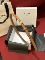 CELINEセリーヌ見分け方激安通販 牛革 ビジネス 人気 プレゼント ゴールドバックル ブラウン