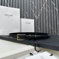 CELINEセリーヌ ベルト メルカリｎ級品 牛革 ビジネス 激安品 プレゼント ゴールドバックル ブラック