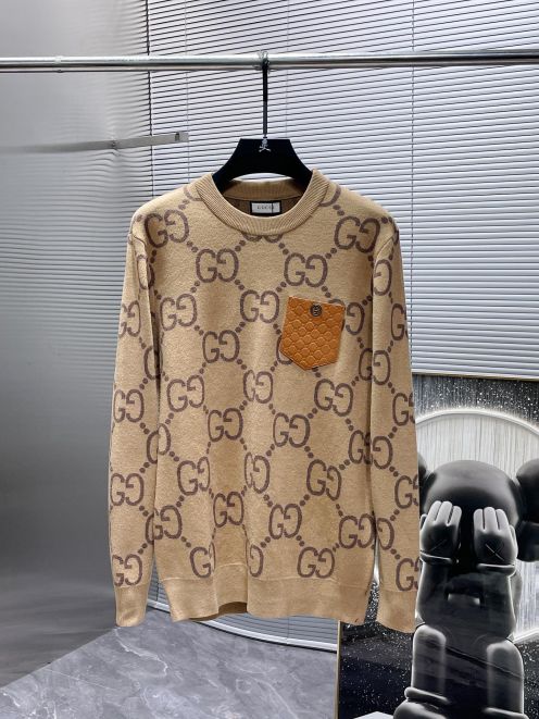 グッチ ミッキー シャツｎ級品 純綿 長袖シャツ シンプル セーター 新販売品 ブラウン