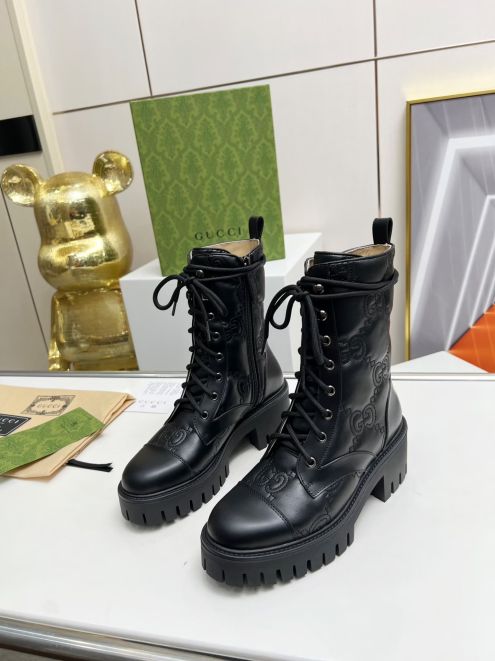 グッチ 子供靴ｎ級品 高品質 秋冬靴 ファッション レディースシューズ 3色可選 ブラック