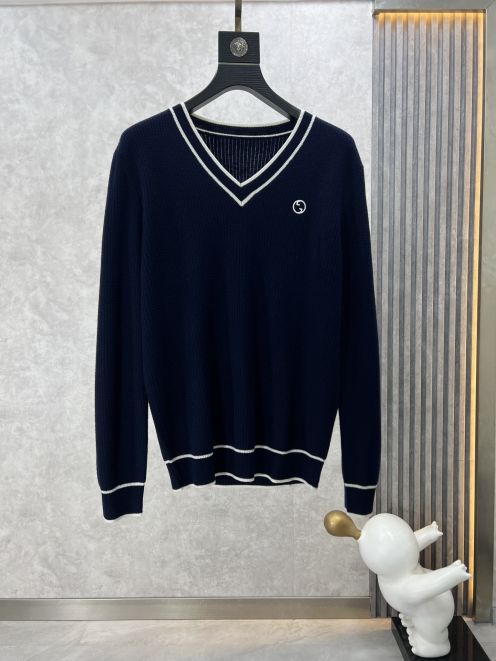 超超超 お勧め品‼グッチのシャツｎ級品 秋冬服 純綿トップス セーター 柔らかい ブルー