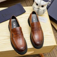 レディース ディオール 靴激安通販 ビジネスシューズ メンズ 香港で初販売 イタリア 軽量靴底 ブラウン  
