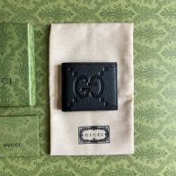 グッチn級品スーパーコピー財布レザーブラック高級ファッション二つ折り小銭入れ