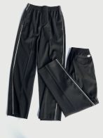 gucci パンツ メンズコピー ズボン ランニング 運動 柔らかい 快適 ダブルGの刺繍 ブラック
