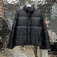 ルイ・ヴィトン服ｎ級品 ダウンジャケット カップル 暖かい 保寒 防水 ファッション ブラック