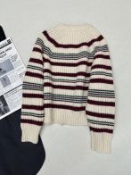 セリーヌ ボーダー トップスｎ級品 セーター 快適 トップス レディース 羊毛素材 ホワイト