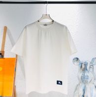メンズ バーバリー t シャツコピー 純綿 新品 半袖シャツ 夏 ゆったり シンプル 2色可選 ホワイト