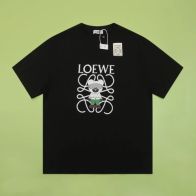 ロエベスーパーコピー半袖Tシャツコットンブラック柔らかい高級花柄