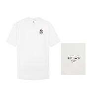 ロエベLOEWE限定スーパーコピー半袖Tシャツコットンホワイト柔らかい高級花柄