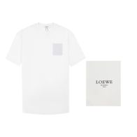 ロエベ激安通販スーパーコピー半袖Tシャツコットンホワイト柔らかい高級花柄