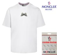 モンクレール2024新作スーパーコピー半袖Tシャツコットンホワイト柔らかい高級