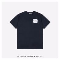 シャネルスーパーコピー半袖Tシャツコットンブラック柔らかい高級花柄