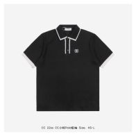 シャネル偽物スーパーコピー半袖Tシャツコットンブラック柔らかい高級花柄