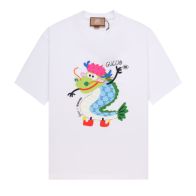 グッチ定番人気物スーパーコピー半袖Tシャツコットンホワイト柔らかい高級花柄