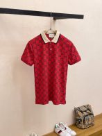 グッチGUCCI限定スーパーコピー半袖Tシャツコットンレッド柔らかい高級花柄ポロシャツ