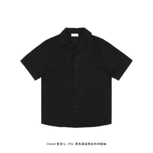 シャネルn級品スーパーコピー半袖Tシャツコットンブラック柔らかい高級