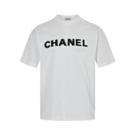 シャネルn級品スーパーコピー半袖Tシャツコットンホワイト柔らかい高級
