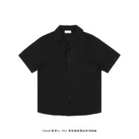 シャネルn級品スーパーコピー半袖Tシャツコットンブラック柔らかい高級