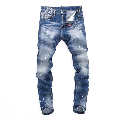 ディースクエアード DSQUARED限定新品 スーパーコピー ズボン コットン ブルー メンズ 蒸れない 高級