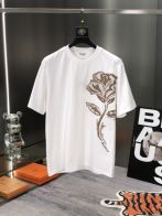 バーバリー 偽物 スーパーコピー 半袖 Tシャツ コットン ホワイト 柔らかい 高級 花柄
