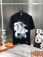バーバリー 2024新作 スーパーコピー 半袖 Tシャツ コットン ブラック 柔らかい 高級 花柄