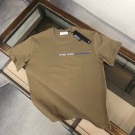 ストーンアイランド 定番人気物 スーパーコピー 半袖 Tシャツ コットン コーヒー色 柔らかい 軽量 花柄