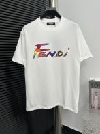 フェンディ FENDI限定 スーパーコピー 半袖 Tシャツ コットン ホワイト 柔らかい 高級 花柄
