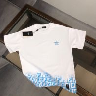 フェンディ 偽物 スーパーコピー 半袖 Tシャツ コットン ホワイト 柔らかい 高級 花柄